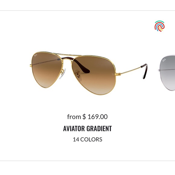 Authentic RayBan Gradient Radiator Sunglasses - Picture 1 of 4